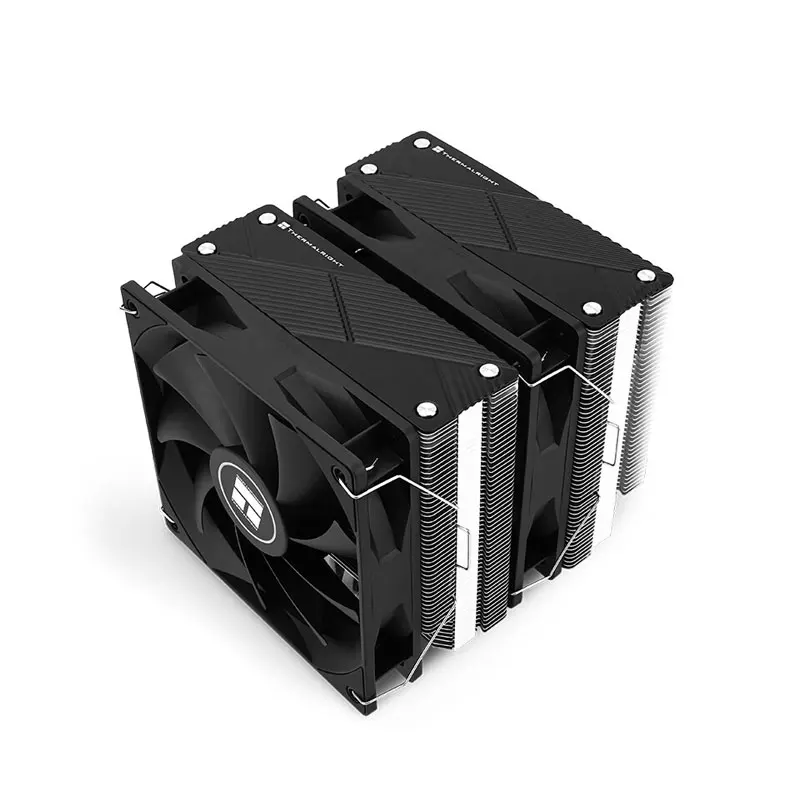 For TR-PS120 Twin Towers Reverse Dual Fan Radiator with Fluid Bearing RGB LED 16dBA Quiet Operation for Computer Case