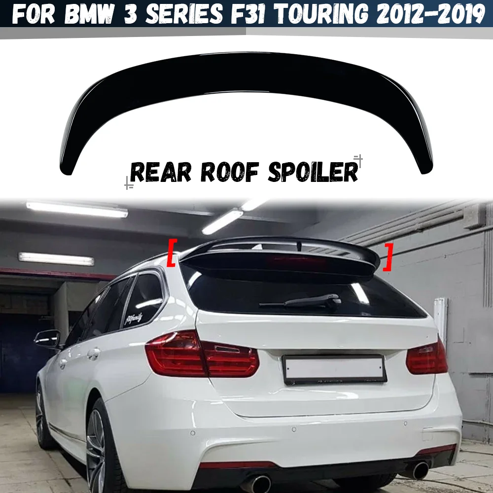 

Накладки-удлинители на задний спойлер для BMW 3 серии F31 Touring 2012-2019 320i 328i 330i 330d, тюнинг обвеса, заднее крыло на крышу