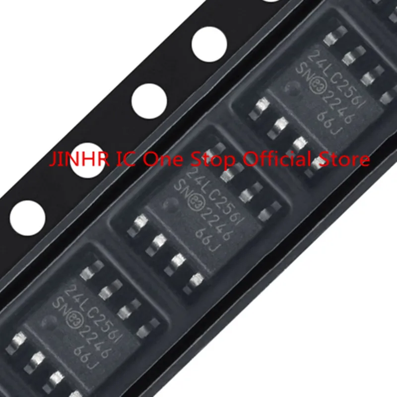 New 10PCS 24LC256T-I/SN 24LC256-I/SN 24LC256I 24LC256, CMOS Serial EEPROM