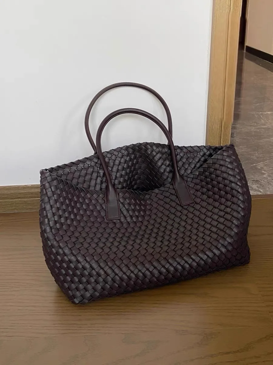 

Handwoven Large Capaci Tote Bag Casual Versatile op Commuter oulder Bag Underarm Bag Faionable Trendy Handbag