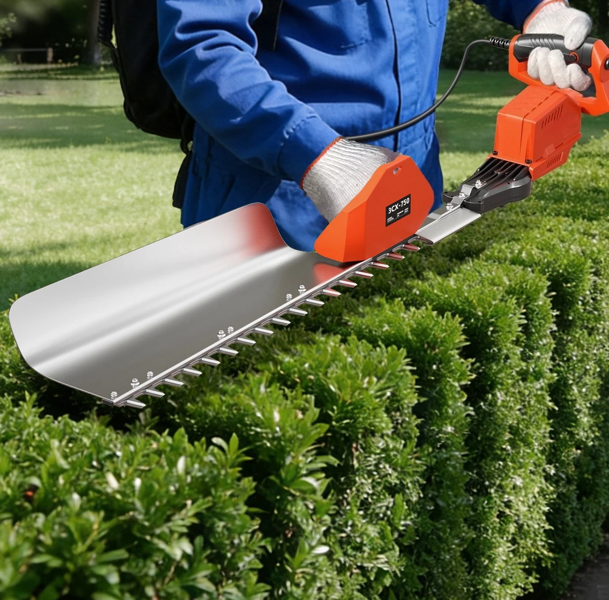 Heavy-Duty Electric Hedge Trimmer, Lithium-Ion Tea Tree Pruner, Landscaping and Pruning Tool, Tea Tree Pruning 20A/30A