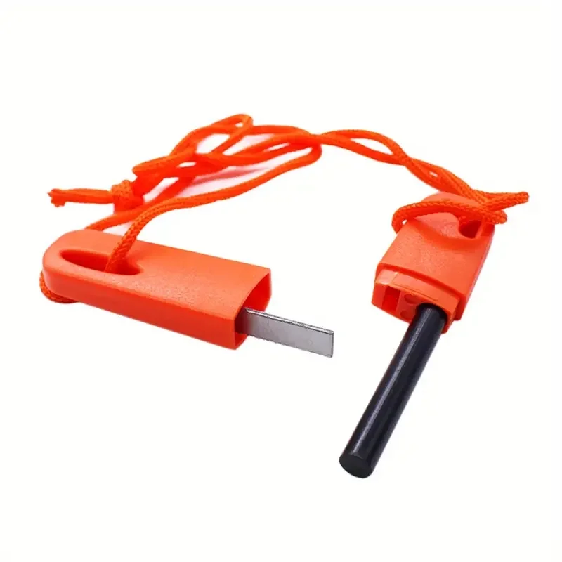 Outdoor Survival Fire Rod, Magnesium Staaf Vuursteen Met Stalen Schraper