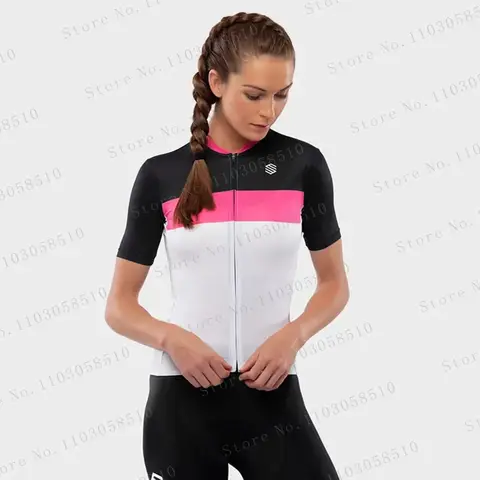 WOMEN Summer Breathable Short Sleeve Cycling Jersey Road Bike Race Pro Tops MTB Shirt Bicycle Clothing Cycling Maillott