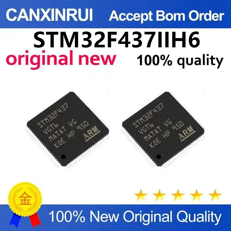 （5pcs-100pcs）Brand new original genuine STM32F437IIH6 BGA176 packaged microcontroller