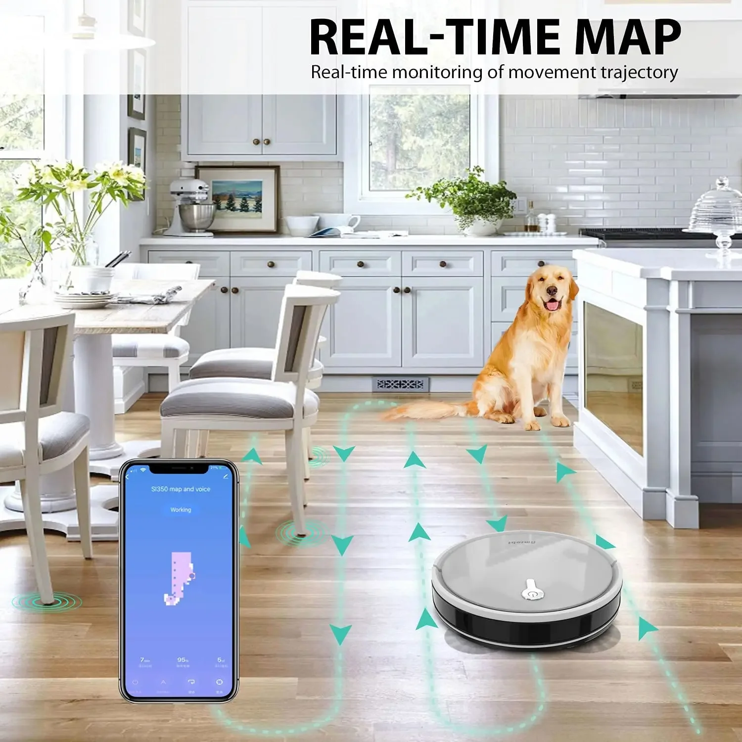 Cordless Mop Automatic Cleaner Wet And Dry Floor Sweeping Robot House Vacuum Cleaner Robot