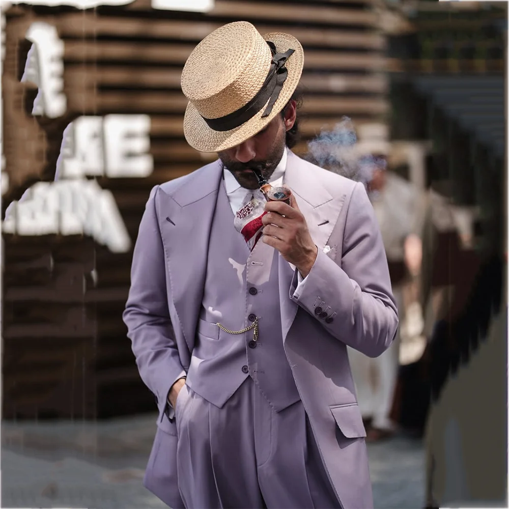 Tailored Trouser Wide - Setelan Jas Pria 3 Potong yang