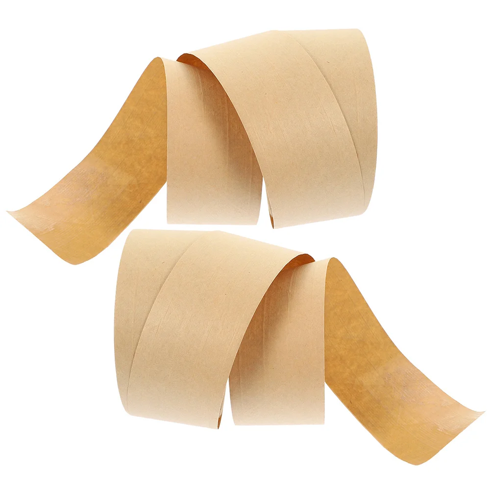 

2Rolls HighAdhesivePaperTape FramingPicture MultiFunctionPackaging CartonSealing WritableTape DailyUse HeavyDuty
