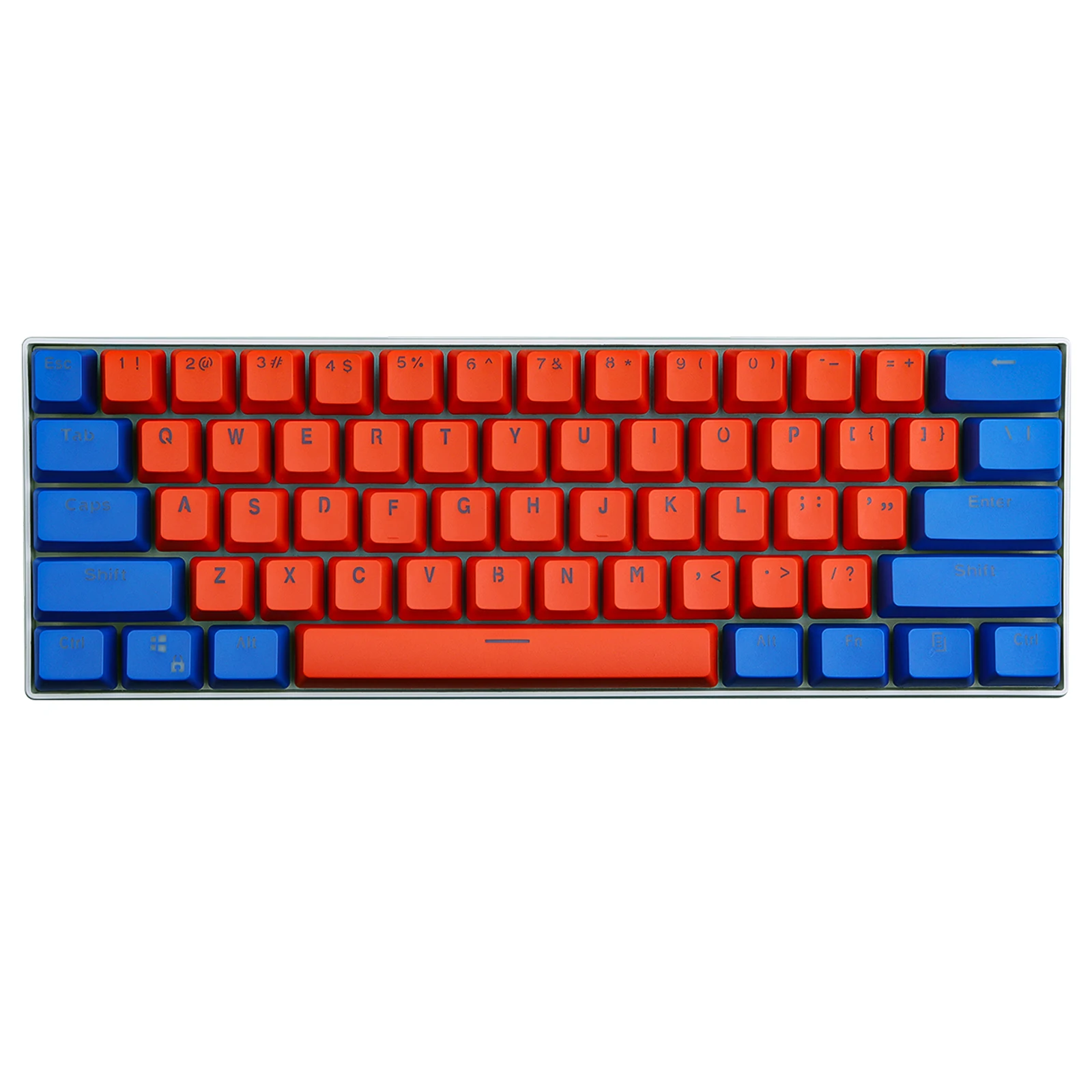 

(Keycaps Only Sold)Navy Orange RK 61 Keycaps PBT Material OEM Profile Backlit Double Shot For MX 61/87/104 Mechanical Keyboard