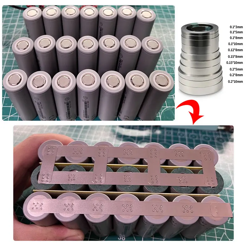 10 متر 18650 بطارية ليثيوم أيون النيكل مطلي قطاع موصل البطارية بقعة لحام الشريط النيكل مطلي حزام قطاع لحام البطارية #6