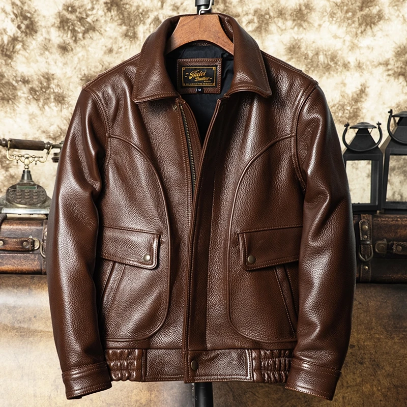 Thumbnail 2 - #4 Latest Mens Aviator Jackets Offers
