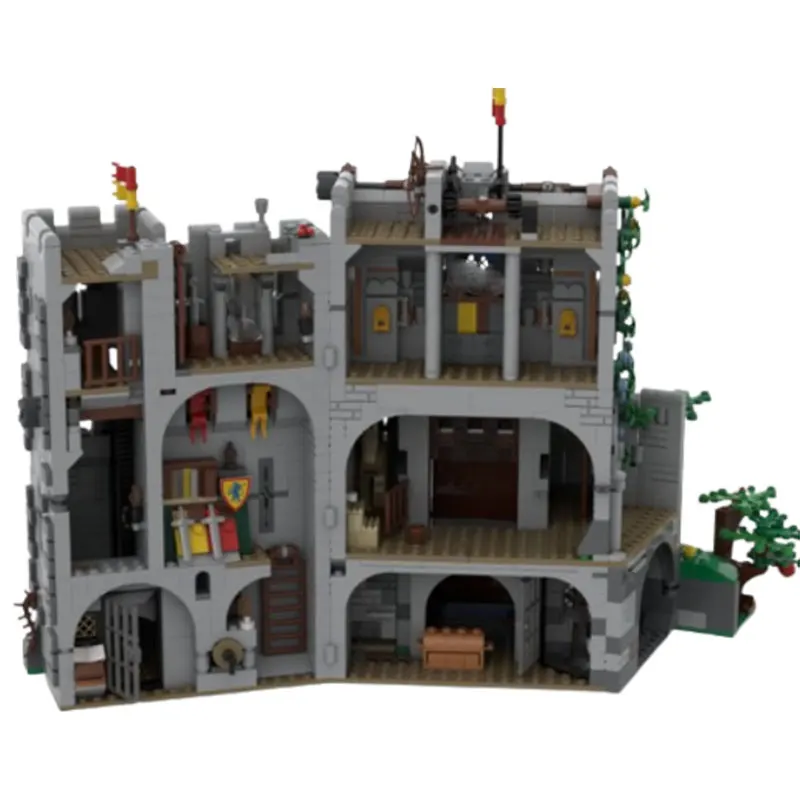 Spot MOC-100690, 178821 castillo de construcción DIY montaje de partículas pequeñas bloques de construcción juguete educativo modelo regalo conjunto adornos