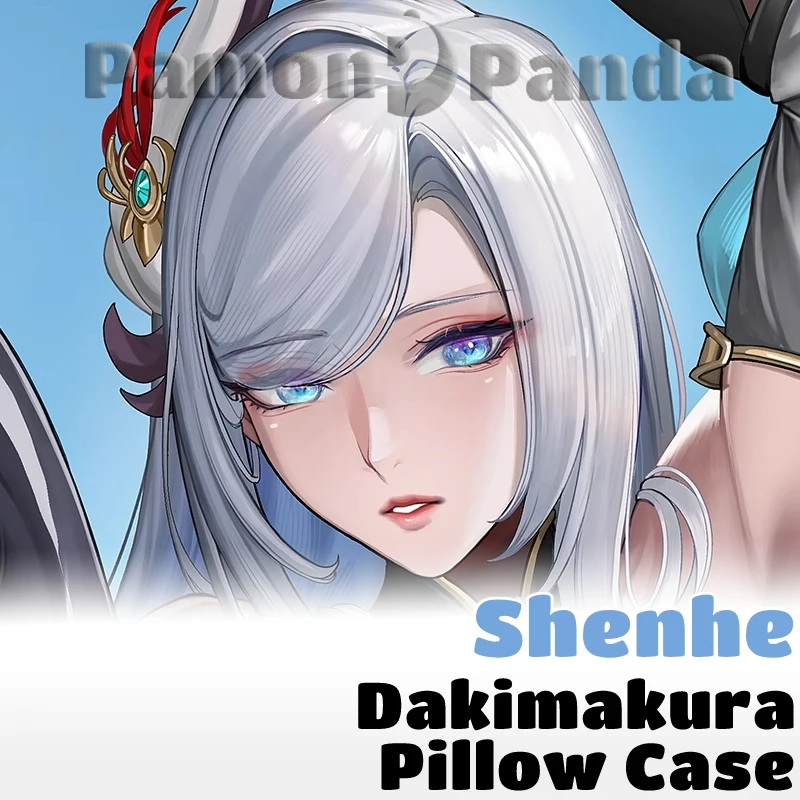 

Игровая обнимающая Подушка Shenhe Dakimakura Genshin, искусственная подушка для всего тела, привлекательная Подушка, искусственное украшение для дома