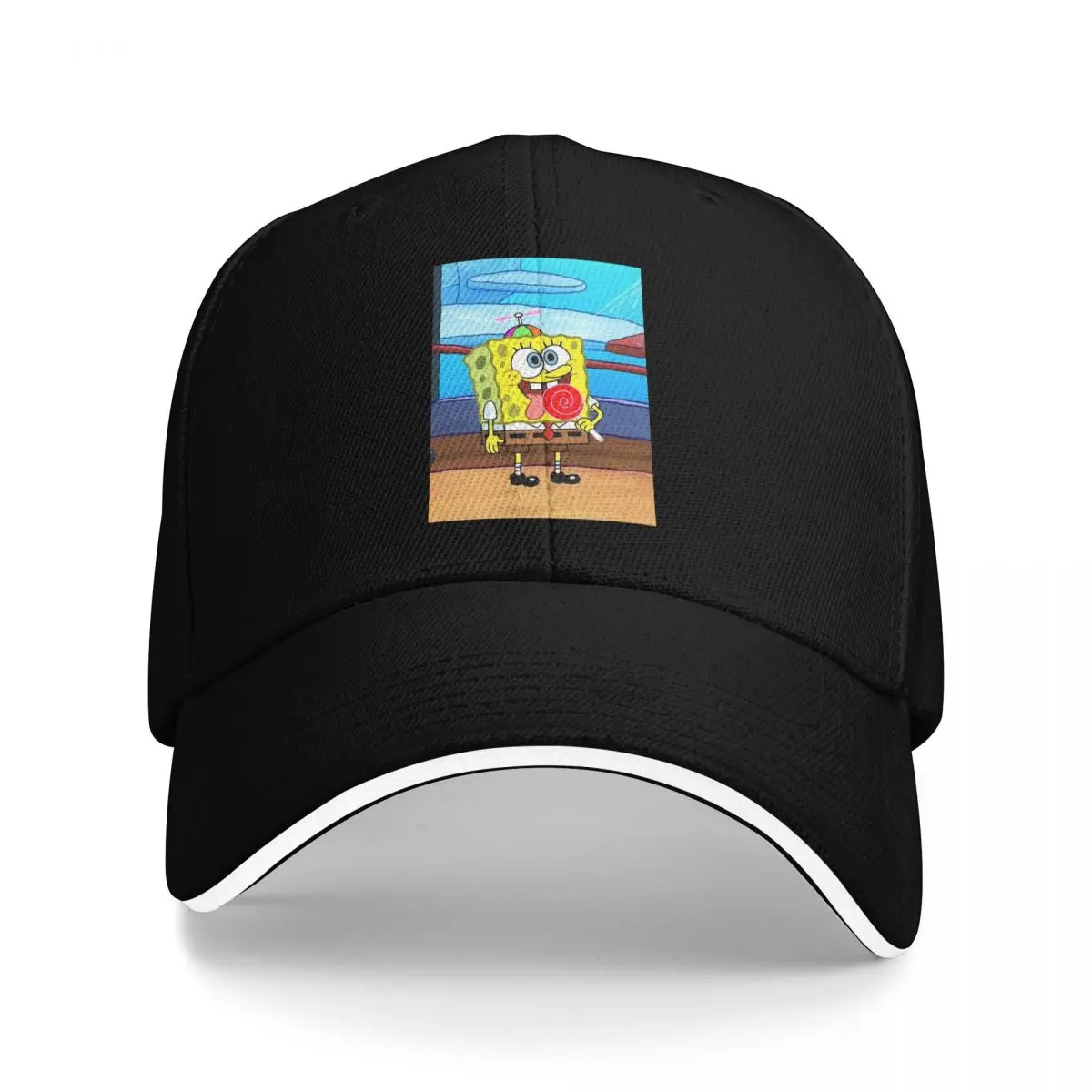 SpongeBob SquarePants Cap Fashion Baseball Caps Adjustable Hat Hip Hop Summer Unisex Baseball Hats Customizable Polychromatic