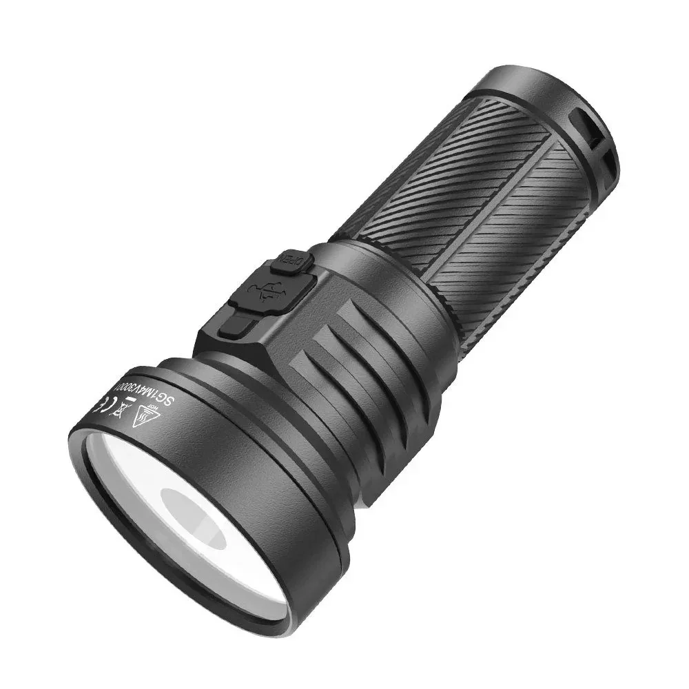 Speras M4 V3 Compact Type-C Rechargeable EDC Flashlight Camping Torch Light Tazer Self Defense Flashlights 2000lm
