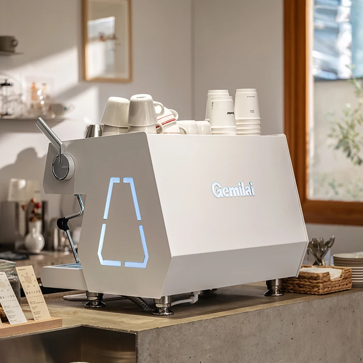 Picture 4: For Gemilai G3211A Commercial Espresso Maker Professional Barista 2-Group Express Coffee Machine for Hotels Electric Power