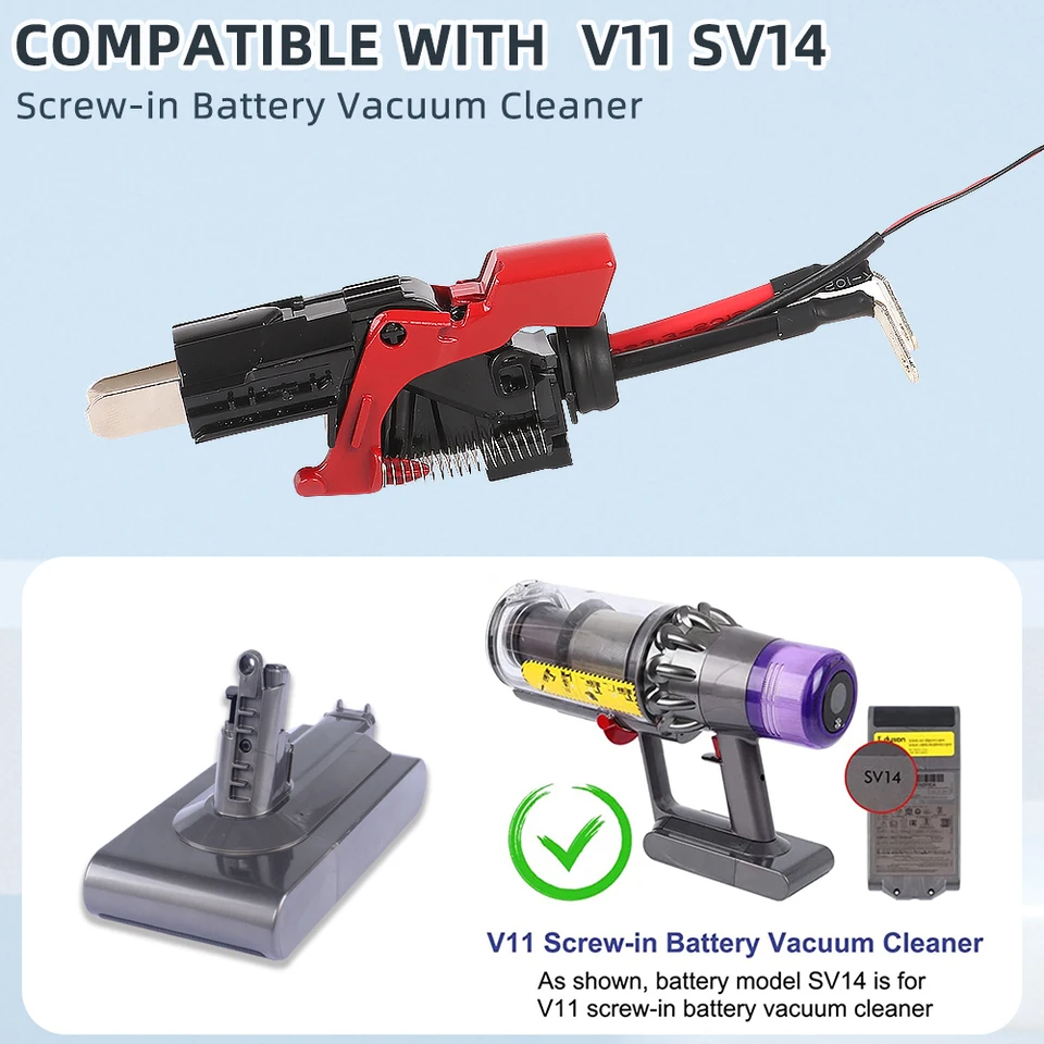 金属トリガースイッチアセンブリの交換用ダイソン V11 SV14 掃除機電源