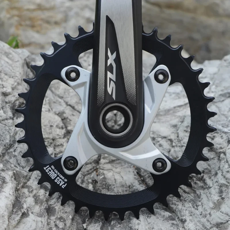 

PASS QUEST 12-скоростная круглая звездочка с 104 BCD, черная/серебристая отделка, совместимая с велосипедами M780, M610, M670