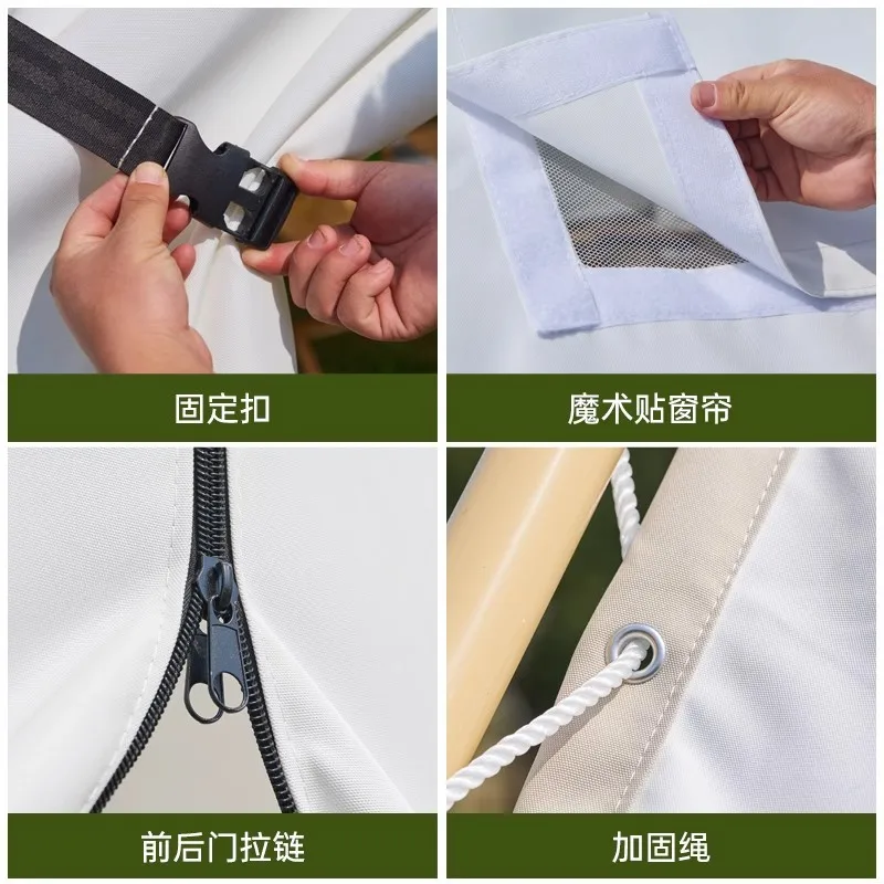 Hot items in the store celebrity triangle tent custom canopy star hot pot catering barbecue rooftop bed and breakfast rain-p
