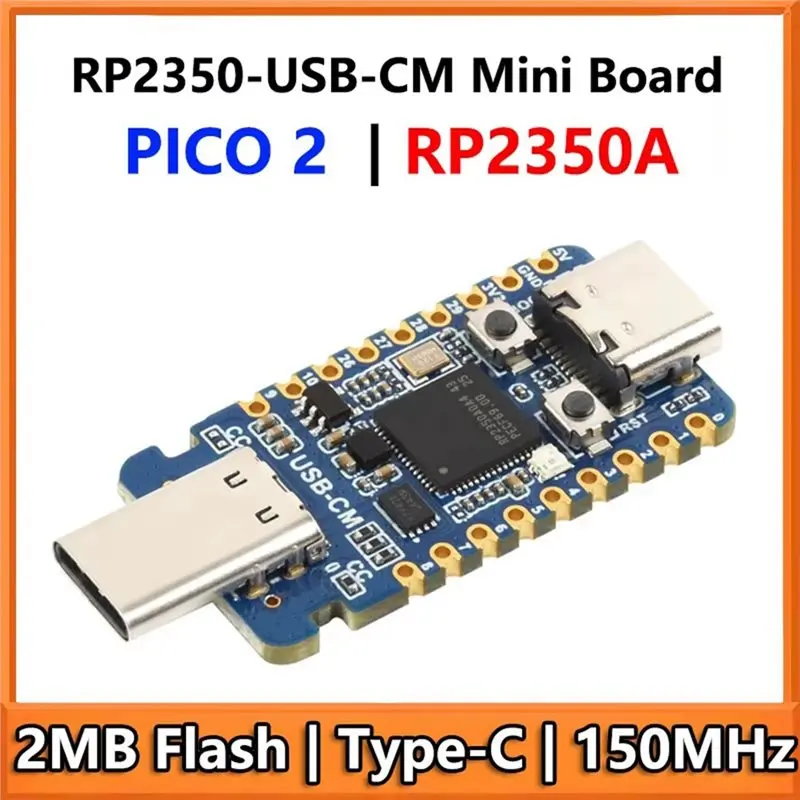 Hot Selling-RP2350-USB-C Microcontroller Development Board For Raspberry Pi RP2350A Dual-Core& Dual-Architecture Dev Board,RP235