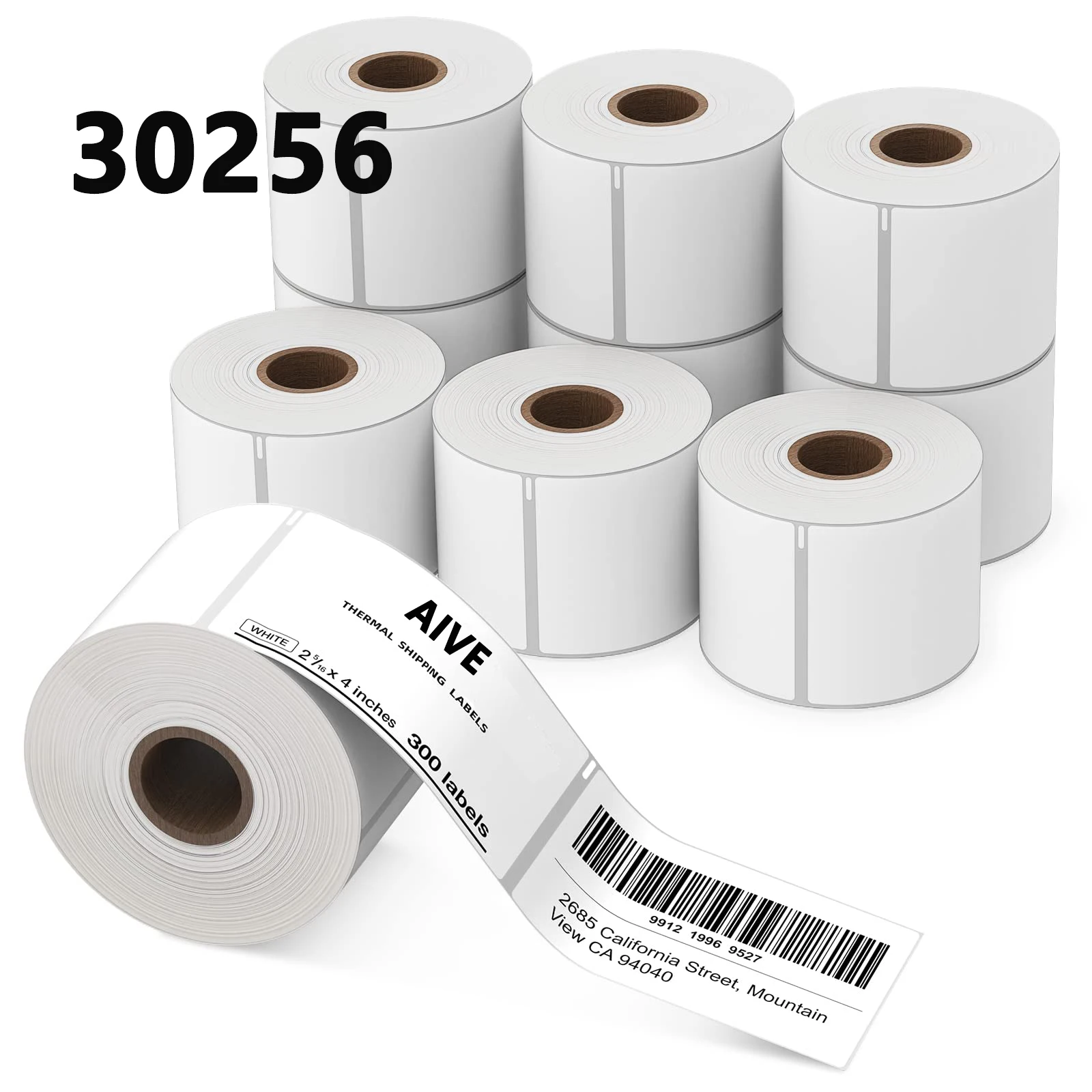

Compatible DYMO 30256 (2-5/16" x 4") Shipping Labels, Strong Permanent Adhesive & Perforated, for Labelwriter 450, 4XL, Rollo