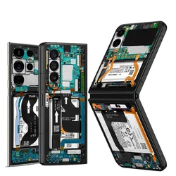 3M Material Tear Down Matte Phone Back Wrap for SAMSUNG Galaxy S25 S24+ S23 Ultra S22 Plus S21 Flip5 4 3 Fold 5 4 3 Skin Sticker