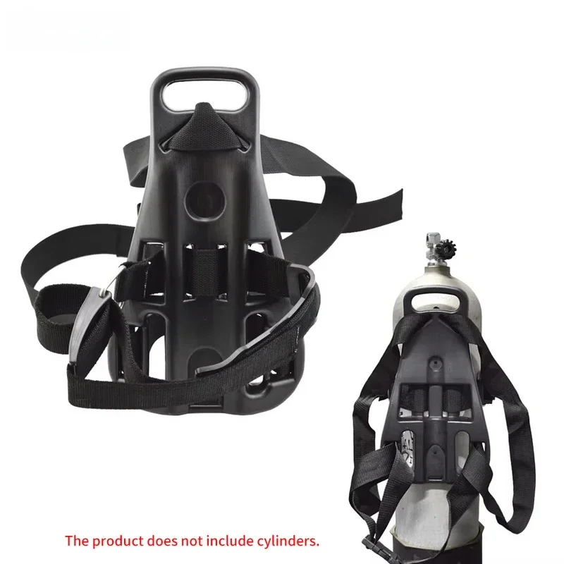 

1Pcs Safe Diving Tank Holder Nylon Dive Gear Equipment Diving Fishermen fishing 7-12 liter oxygen cylinder back support backrest