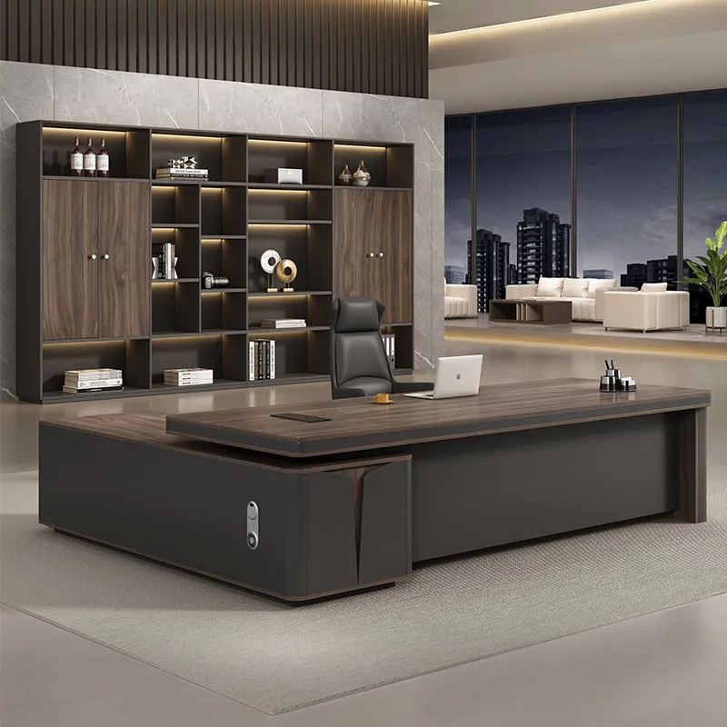 Conference Decoration Office Desk Modern Computer Gaming Standing Office Desk Wooden Aesthetic Meuble Bureau Salon Furniture
