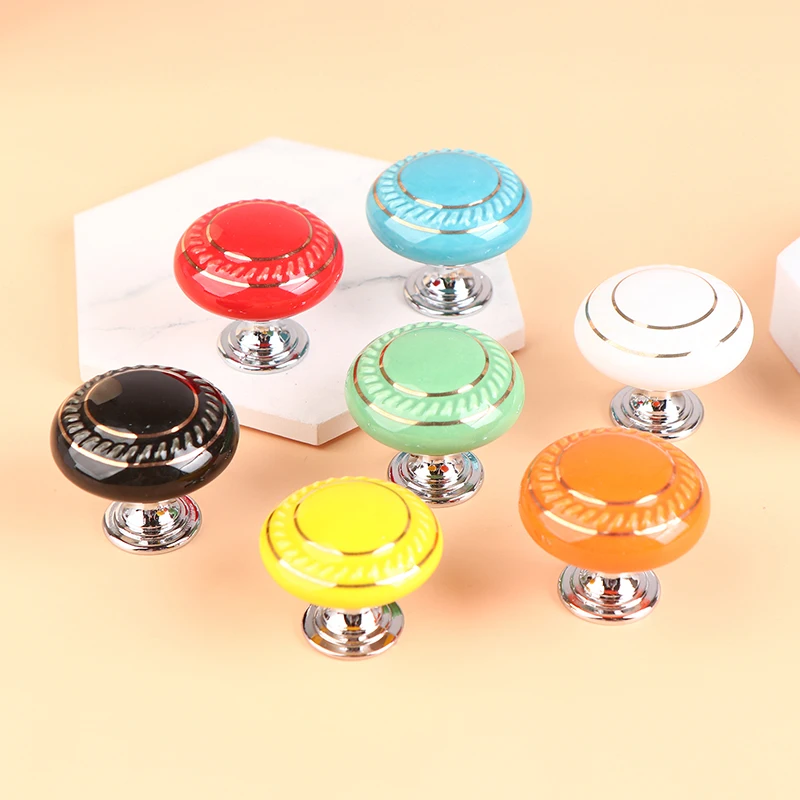 1Pc Round Toilet Button Press Water Tank Button Switch Flush