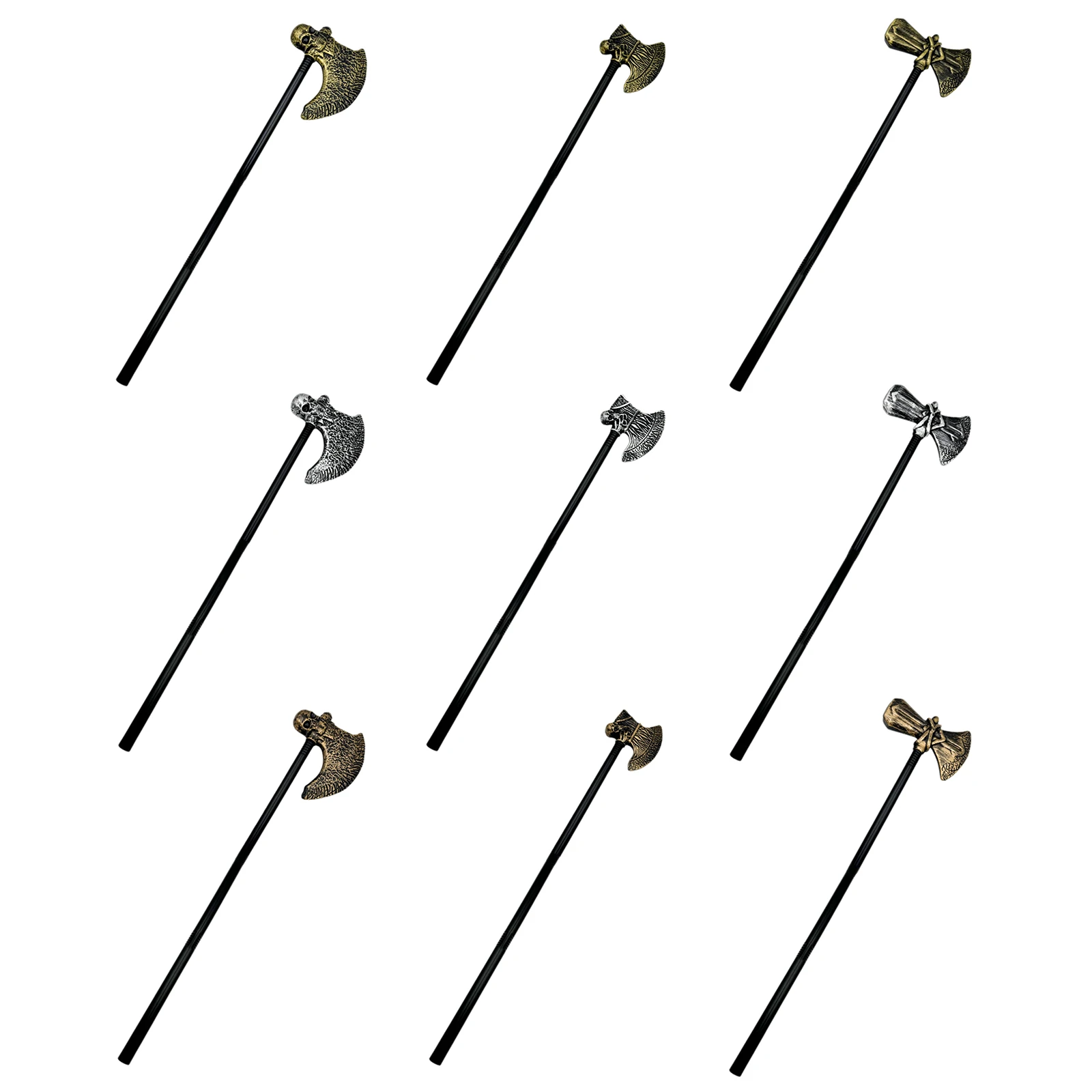 Halloween Skull Axe Scepter Decoration Props for Halloween Cosplay Theme Party Stage Performance 2