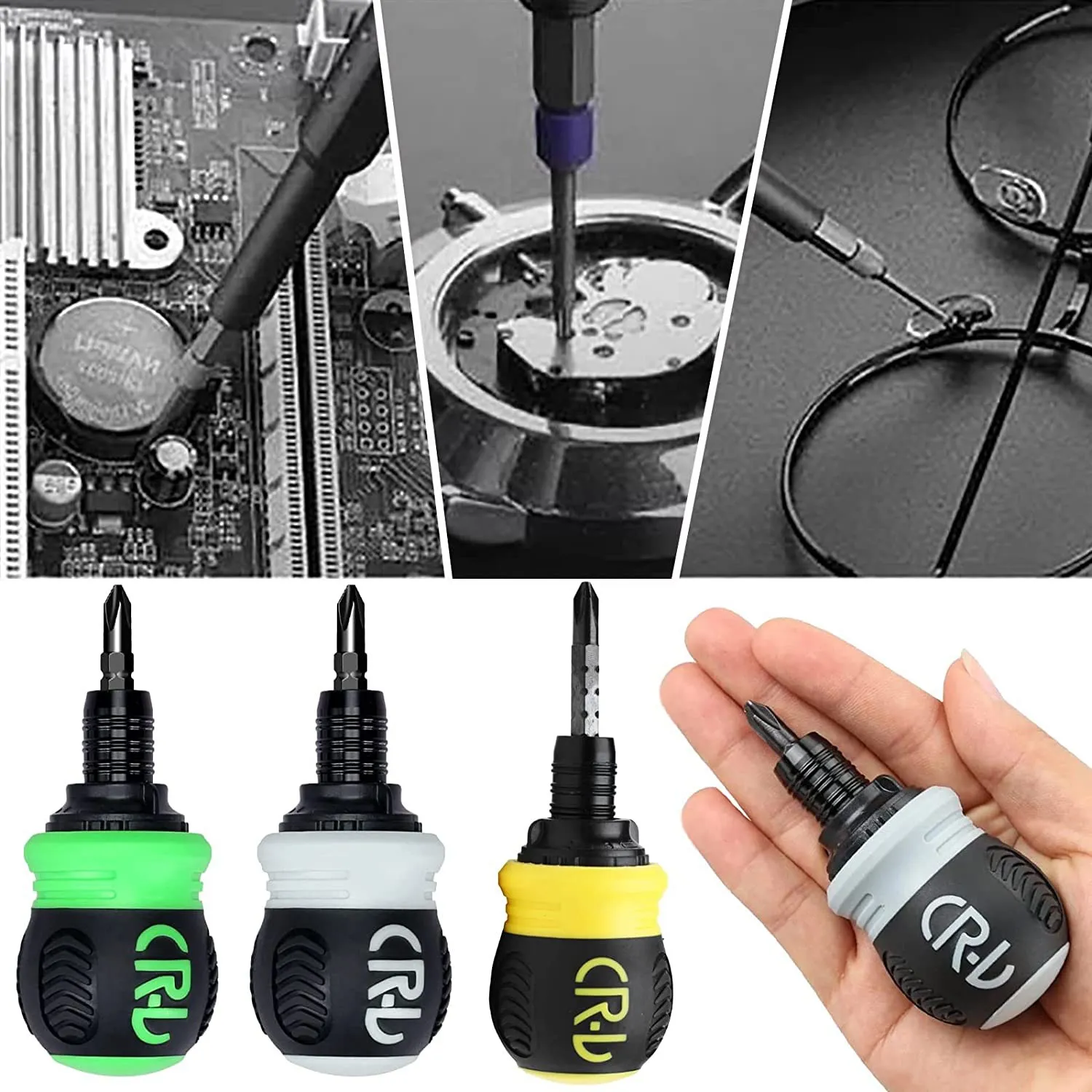 BAAG-ドライバー兼用ドライバー家庭用電化製品用ポータブル両用ラチェットドライバー