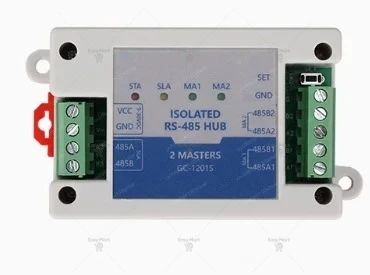 2 Master 1 Slave RS485 Repeater Hub, Multi-Drop with Opto Isolation, Modbus Converter & Signal Booster