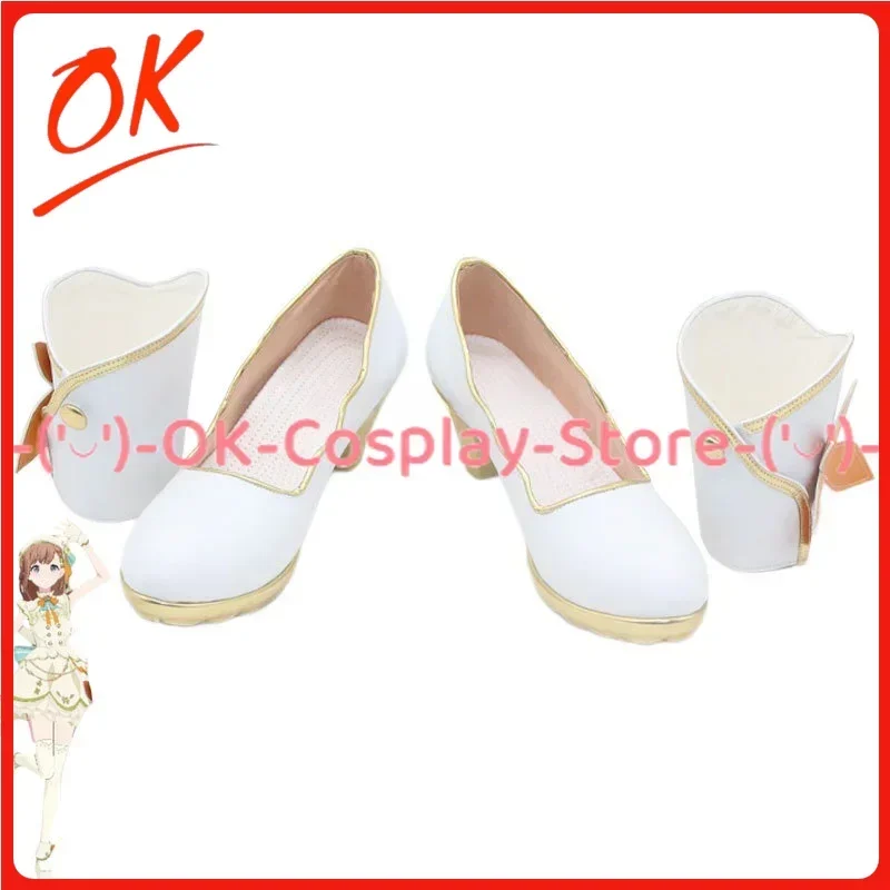 

[Customized] Hanasato Minori Cosplay Shoes Anime Game Roleplay Costume Prop Halloween Carnival Holiday Party PU Leather Boots