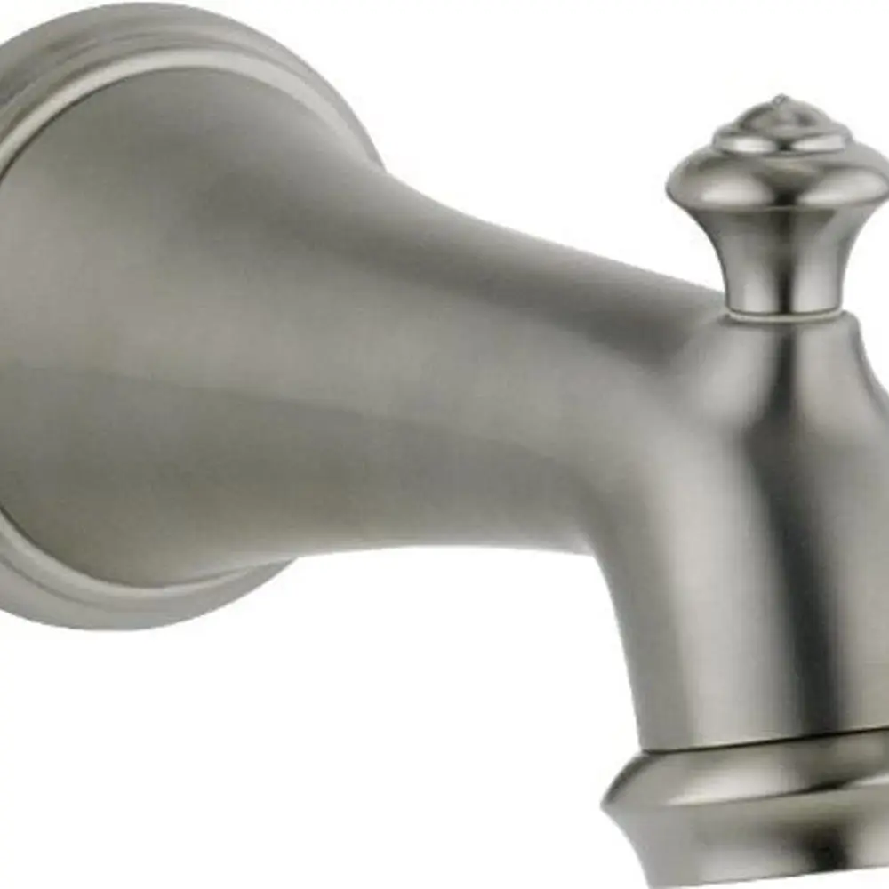 

Stainless Steel Tub Spout with Pull-Up Diverter, Part Number RP34357SS