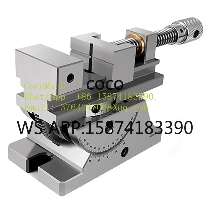 High Precision Sine Slope Vise 2 Inch Adjustable Angle Grinding Clamp Machining Tool