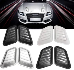 Capó de entrada de flujo de aire Universal para coche, cubierta de capó de ventilación, accesorios de decoración DIY para BMW ABS, 2 uds.