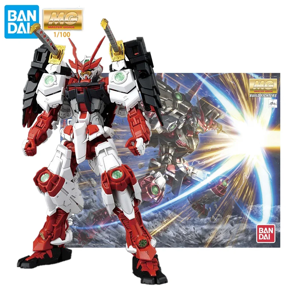 

BANDAI MG 1/100 Sengoku Gundam Astray Red Frame BF ABS Anime Action Figures Assembly Model Toys Children's Birthday Gift 18CM