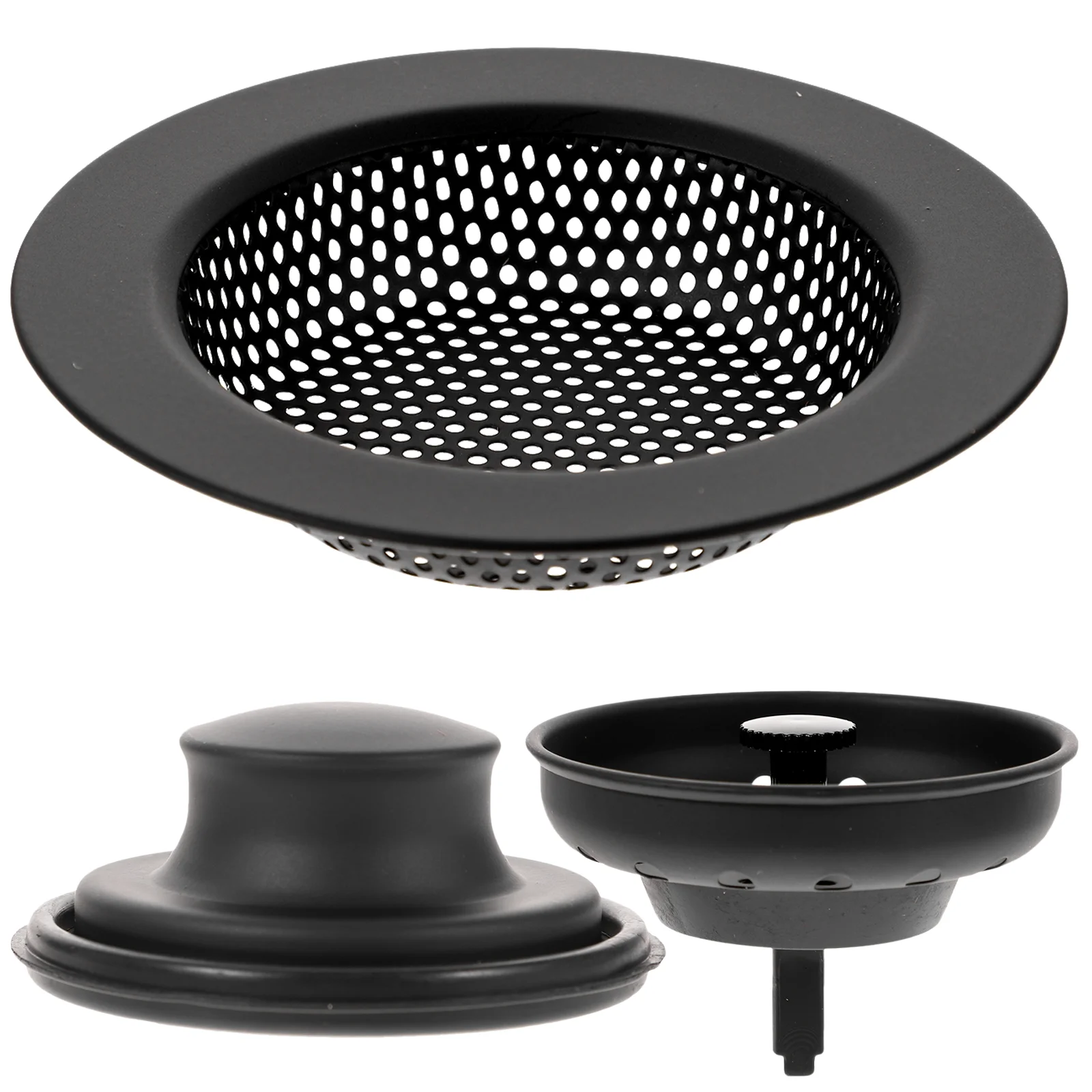 

3 Pcs Sink Strainer Water Trough Kitchen Filter Stopper Drain Cover Garbage Disposal