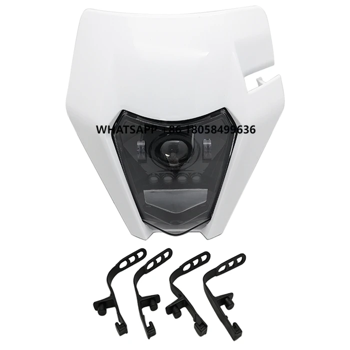 

Supermoto LED Headlight Front Light Fit for EXC XCF XCW SXF 125-450 690 Six Days