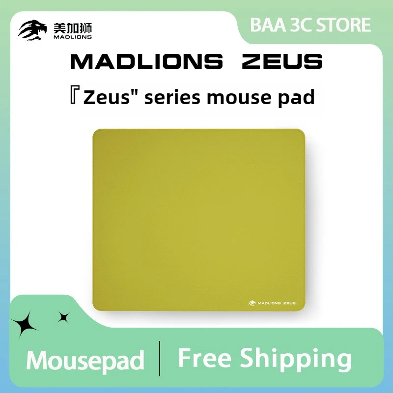 

MADLIONS ZEUS Xsoft Gaming Mousepad Custom FPS Esports Mouse Pad Mechanical Keyboard Neutral Equilibrium PC Gamer Accessories