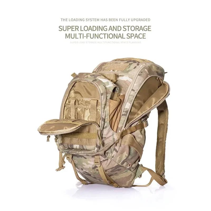 40L Tactical Assault Backpack 1000D Nylon MOLLE Army Rucksack Outdoor Camping Hiking Daypack