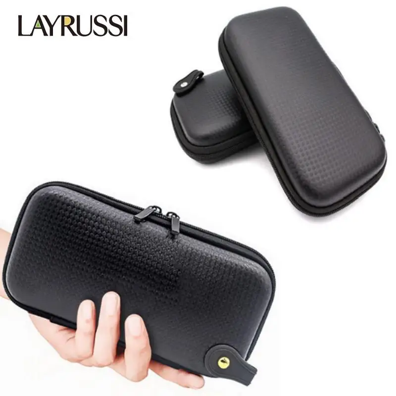 LAYRUSSI Hard EVA Portable Case for Mobile Power Phone Powerbank Bag Travel Earphone Cable Electronic Accessories Storage Box