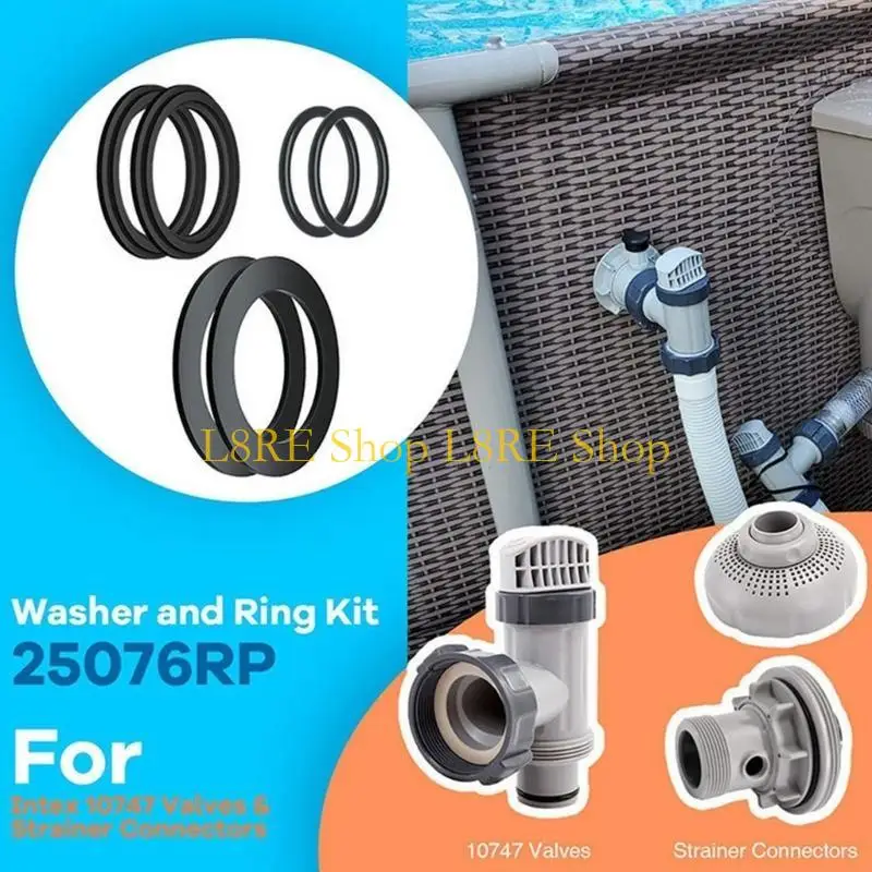 Резиновая шайба L8RE и кольца замены прокладки большие сито