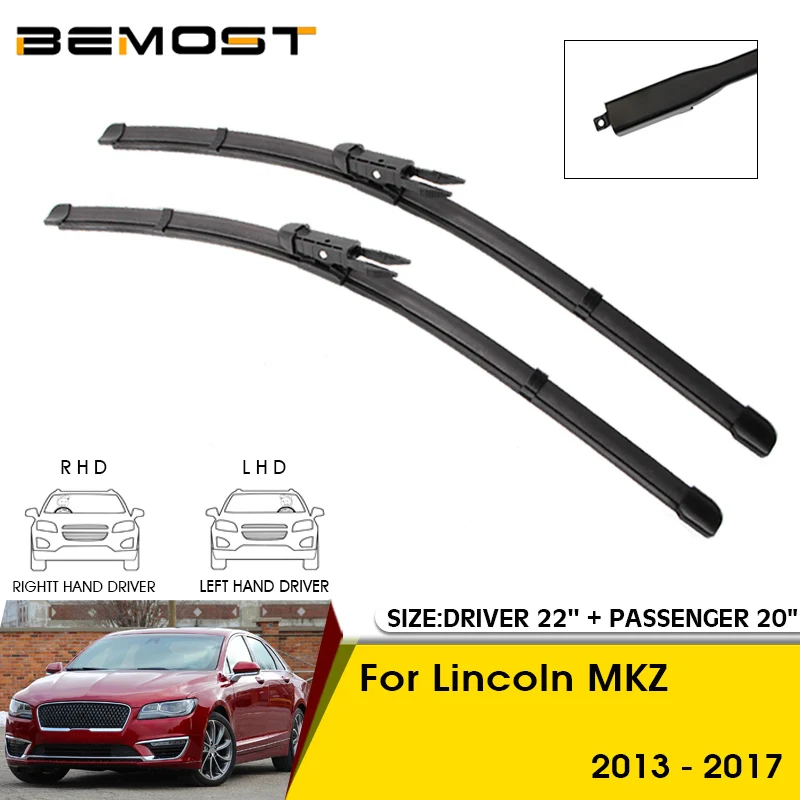 Car Wiper Blades For Lincoln MKZ 2013-2017 Windshield Windscreen Front Window Blades 22