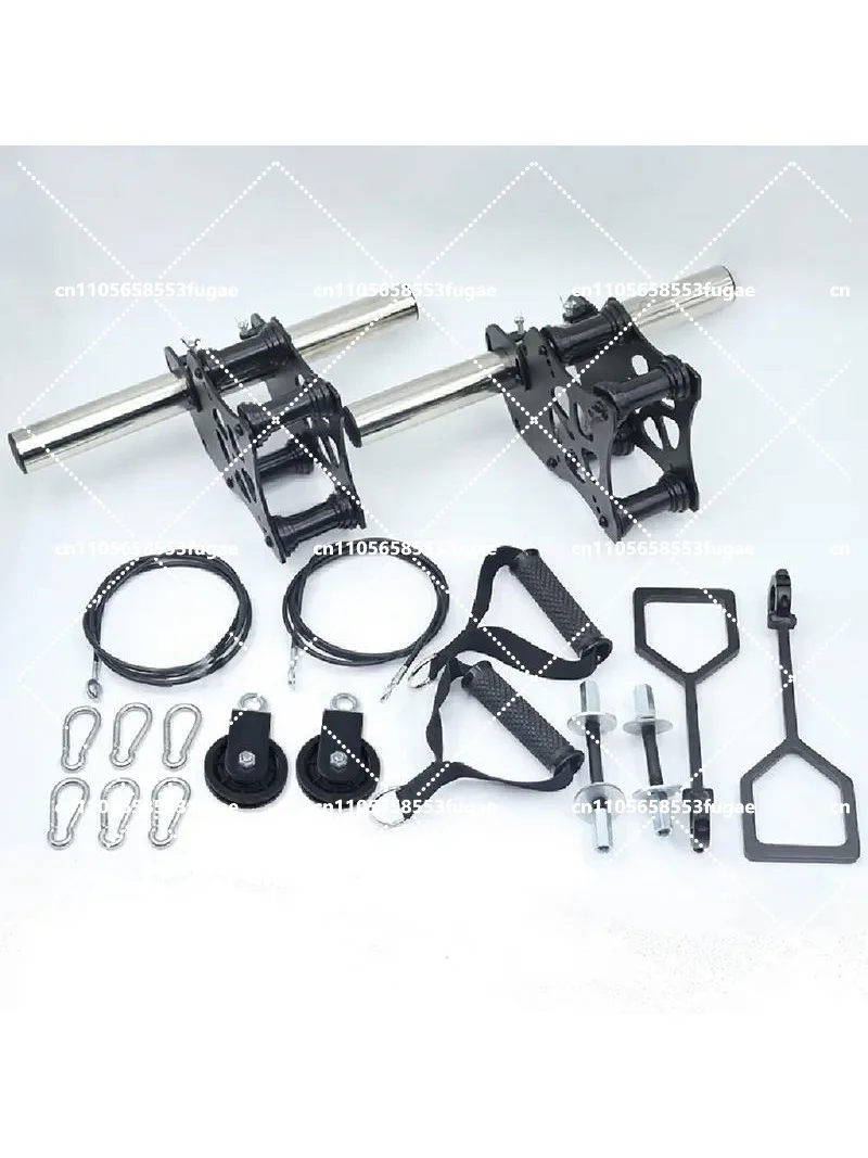 1x1/2x2/3x3 Squat Rack Slide Rail Attachment Glider High Pull Down Multi-Function Cable Gym Accessory