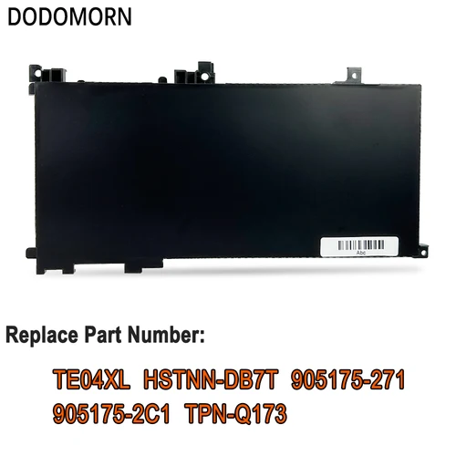Imagen 2 del producto DODOMORN-batería TE04XL para ordenador portátil, pila para HP OMEN 15-AX200 15- AX218TX 15-AX210TX 15-AX235NF 15-AX202N 15-BC200 HSTNN-DB7T 905277-855