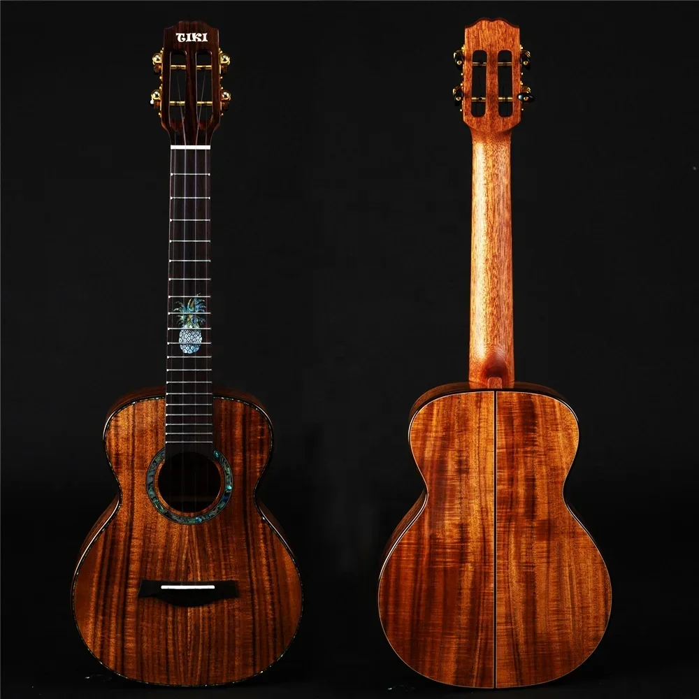 

TIKIS TT02 Full Solid Koa Wood Ukuleles, Tenor Size Ukuleles