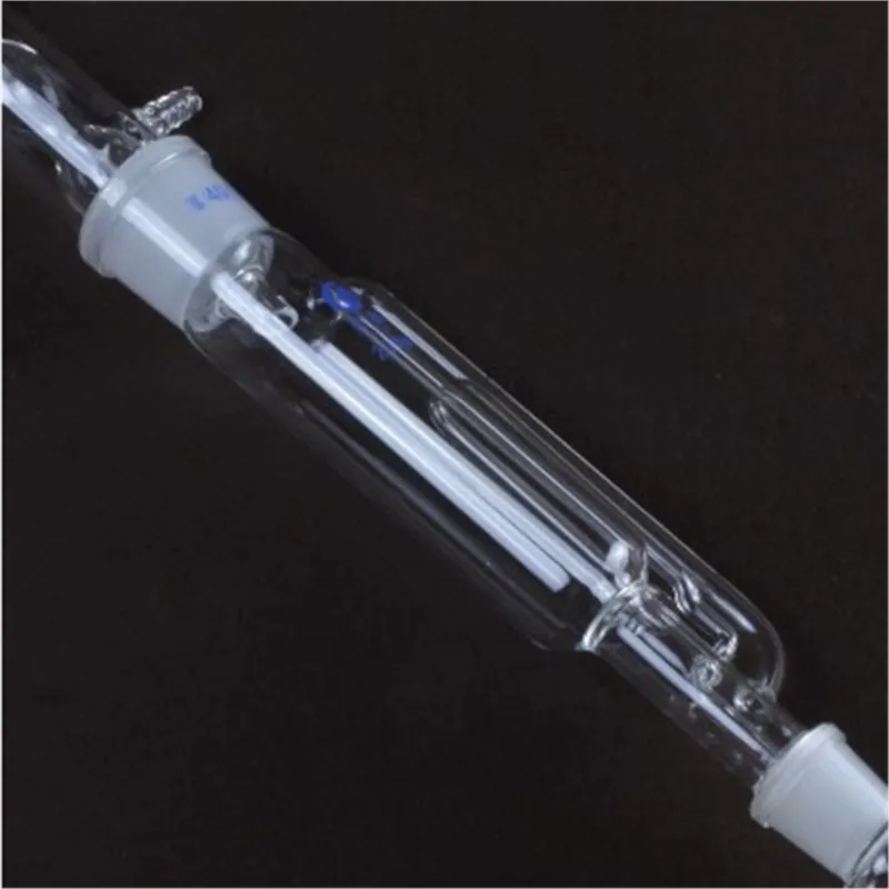 60ml,Glass soxhlet extractor body & Allihn condenser Spherical shape condenser ,1 Flat Bottom Flasks  for Lipid Extraction image 5