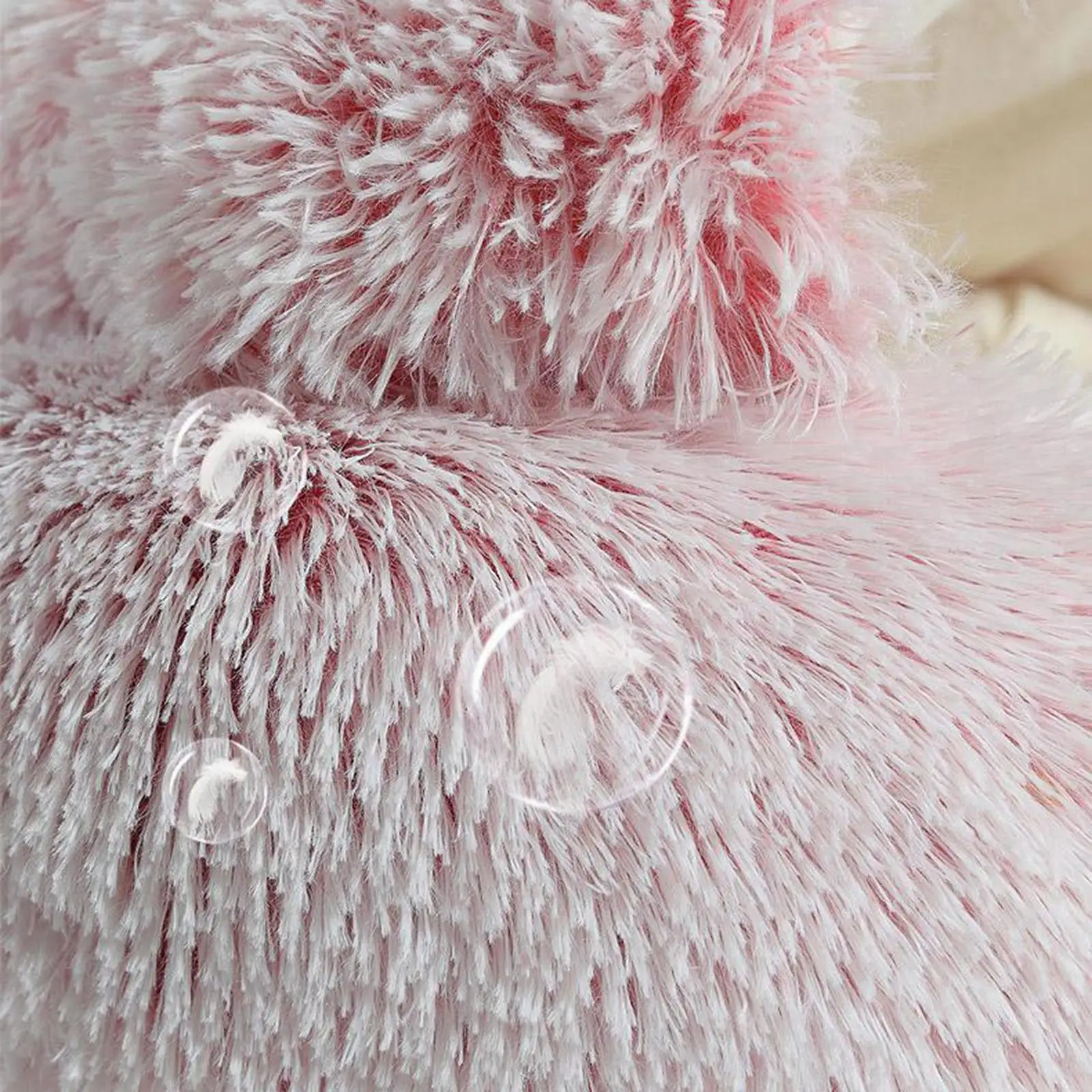 Cama felpa tipo donut para gatos – Nido cálido interior - imagen 2