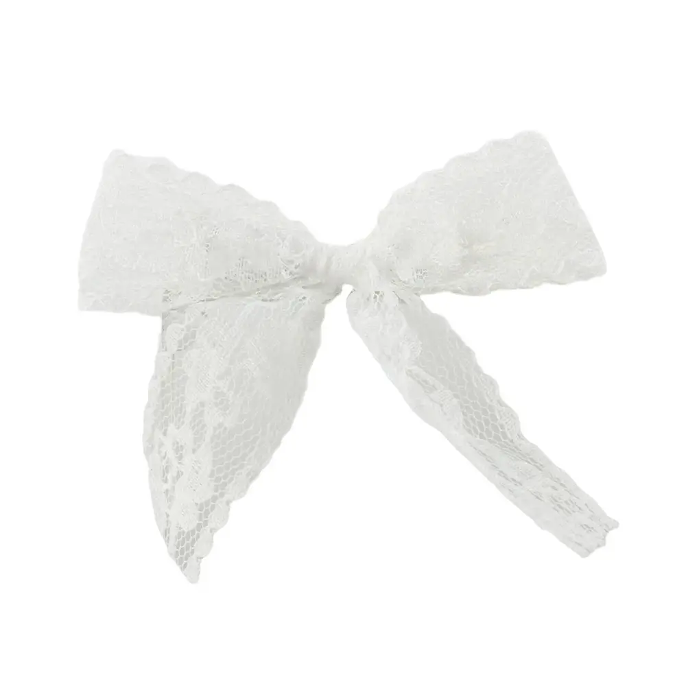 

Headwear Girls Cloth Korean Female Lace Balletcore Barrettes Female Hair Clips Hair Accessories Bow Hairpin