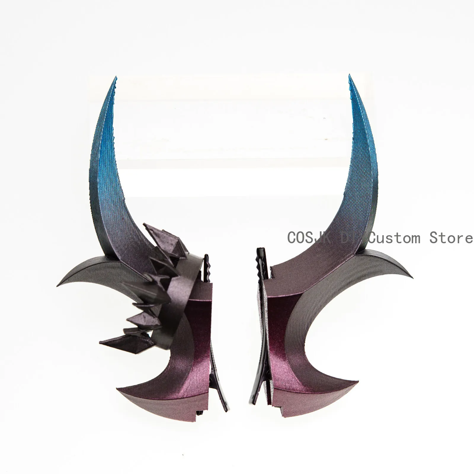 

Game Arknights: Endfield Laevatain Surtr Cosplay Wig Horns Headwear Hairclip Adult Hallowen Carnival Party Prop Accessories